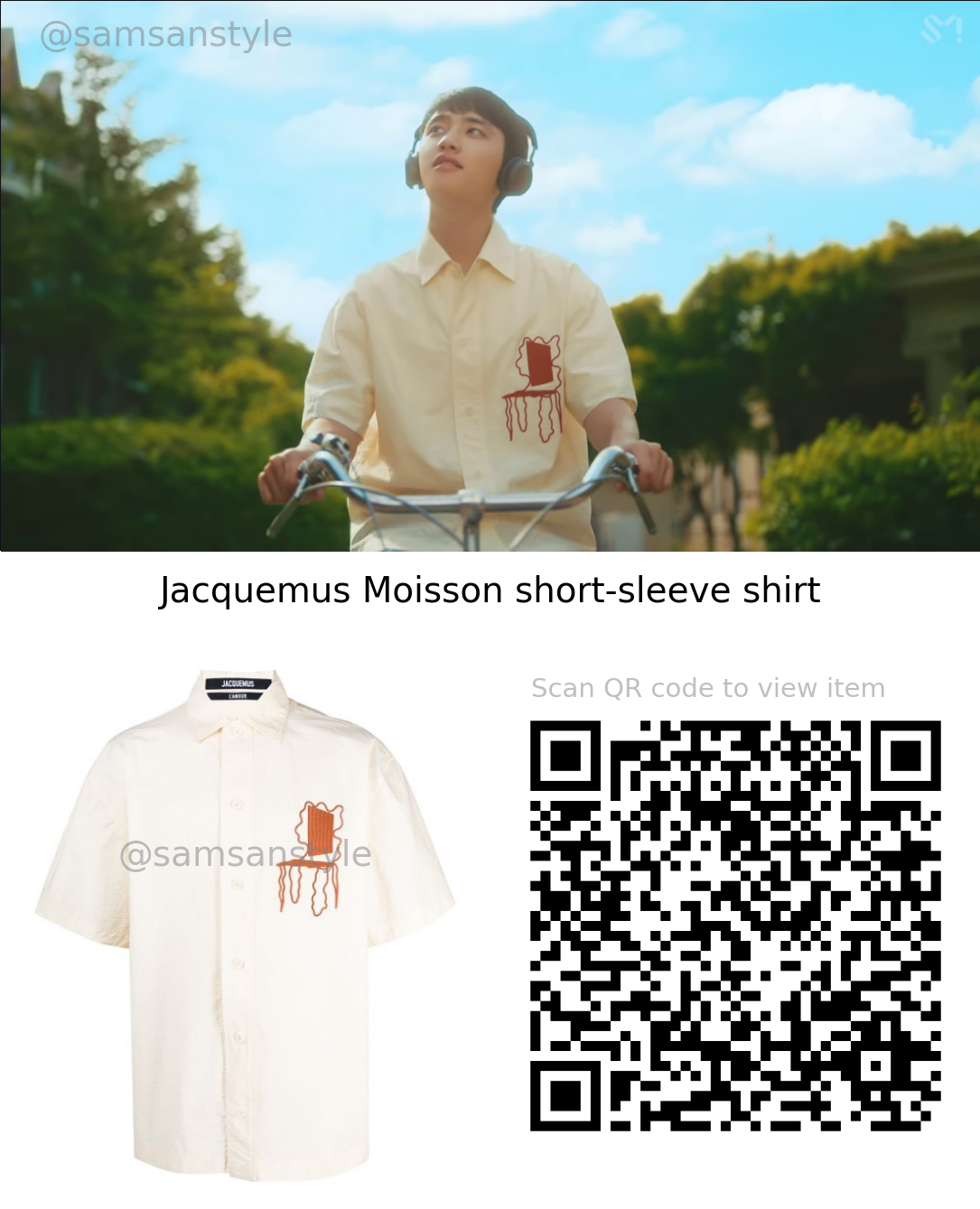 D.O. ‘Rose’ MV / Jacquemus Moisson short-sleeve shirt