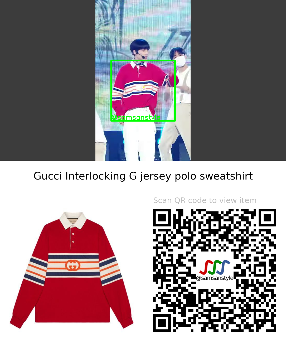 Lee Eun Sang | Lemonade MBC Show! Music Core | Gucci Interlocking G jersey polo sweatshirt