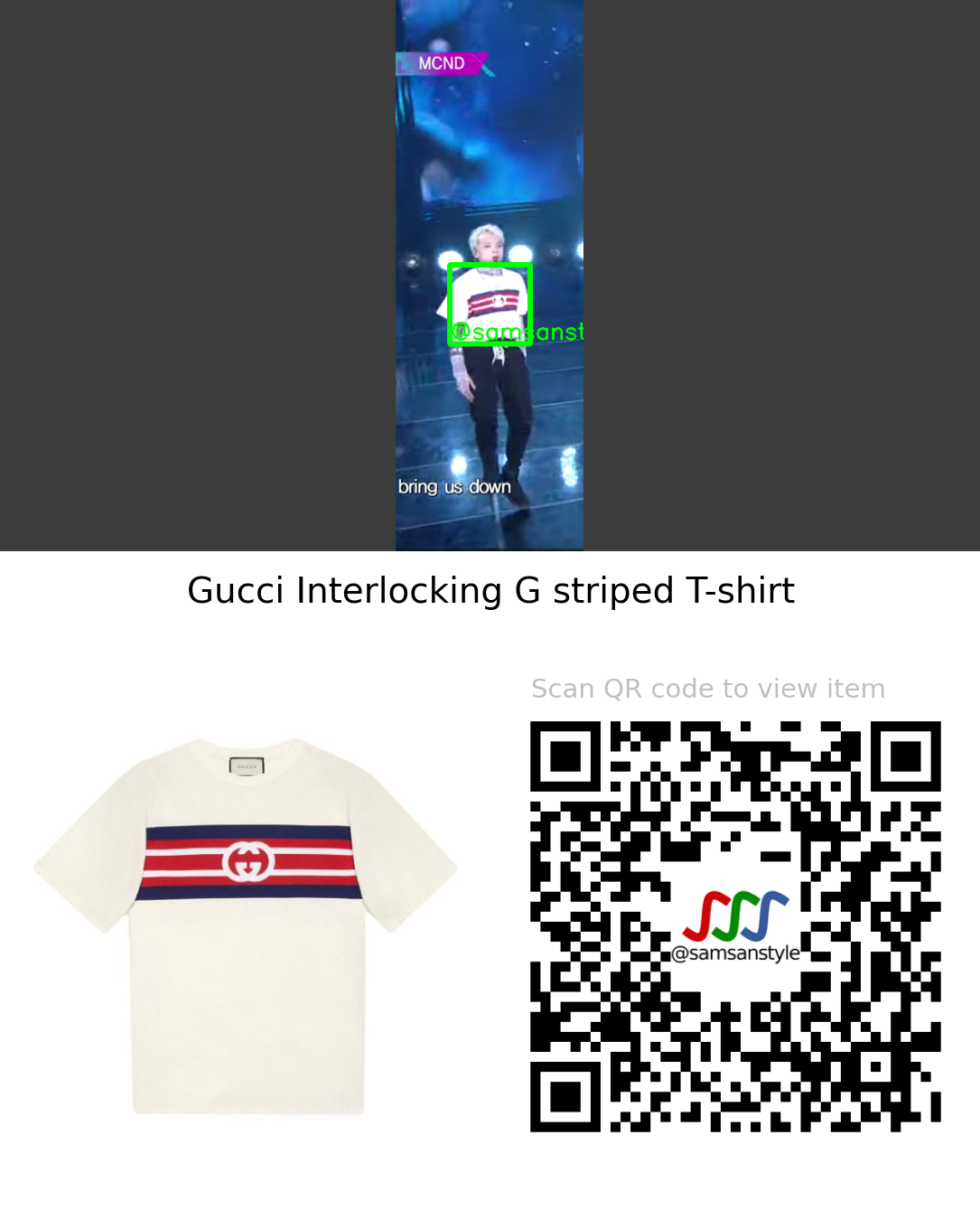 MCND Castle J | Reason KBS Musicbank | Gucci Interlocking G striped T-shirt