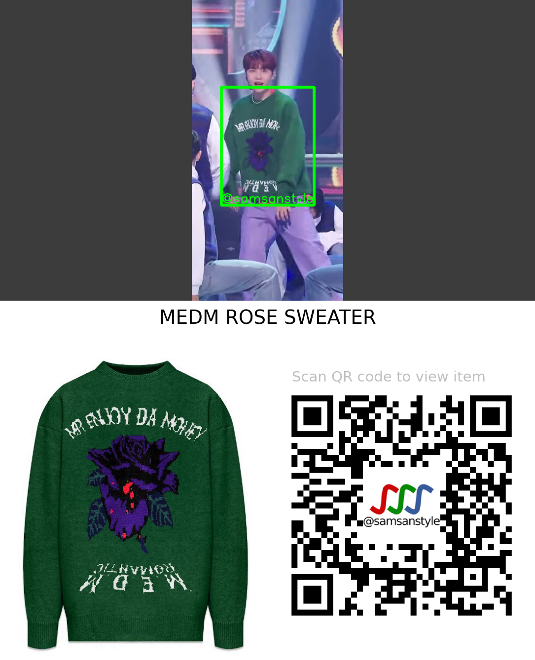 Lee Jin Hyuk | Work Work SBS Inkigayo | Mr. Enjoy Da Money (MEDM) Rose Sweater