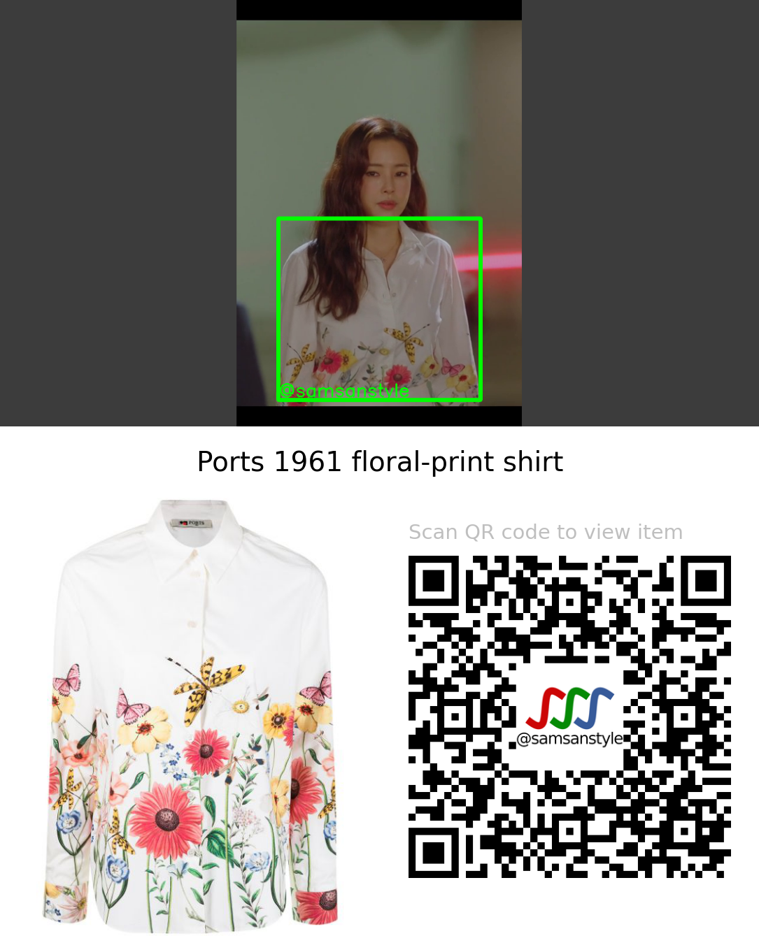 Lee Ha Nee | One the Woman E11 | Ports 1961 floral-print shirt