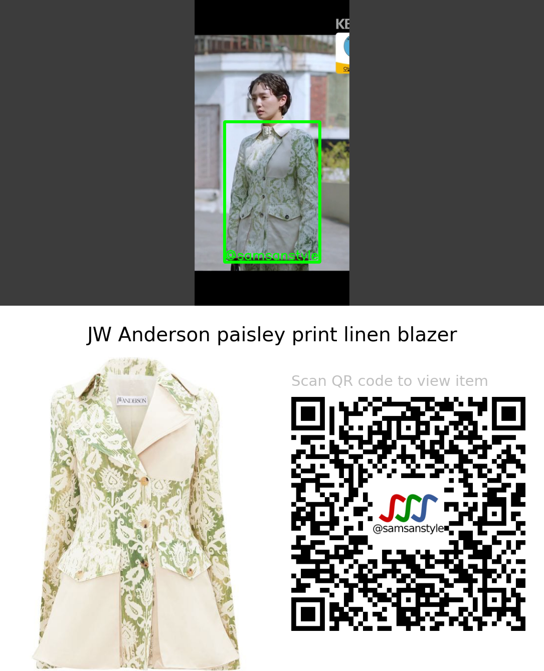 Park Gyu Young | Dali and Cocky Prince E08 | JW Anderson paisley print linen blazer
