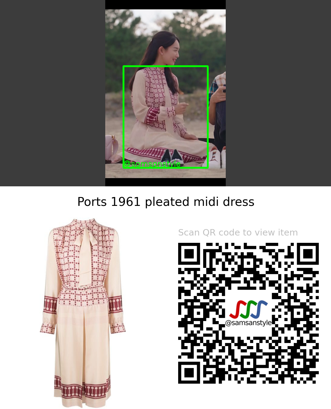 Shin Min-a | Hometown Cha-Cha-Cha E16 | Ports 1961 pleated midi dress