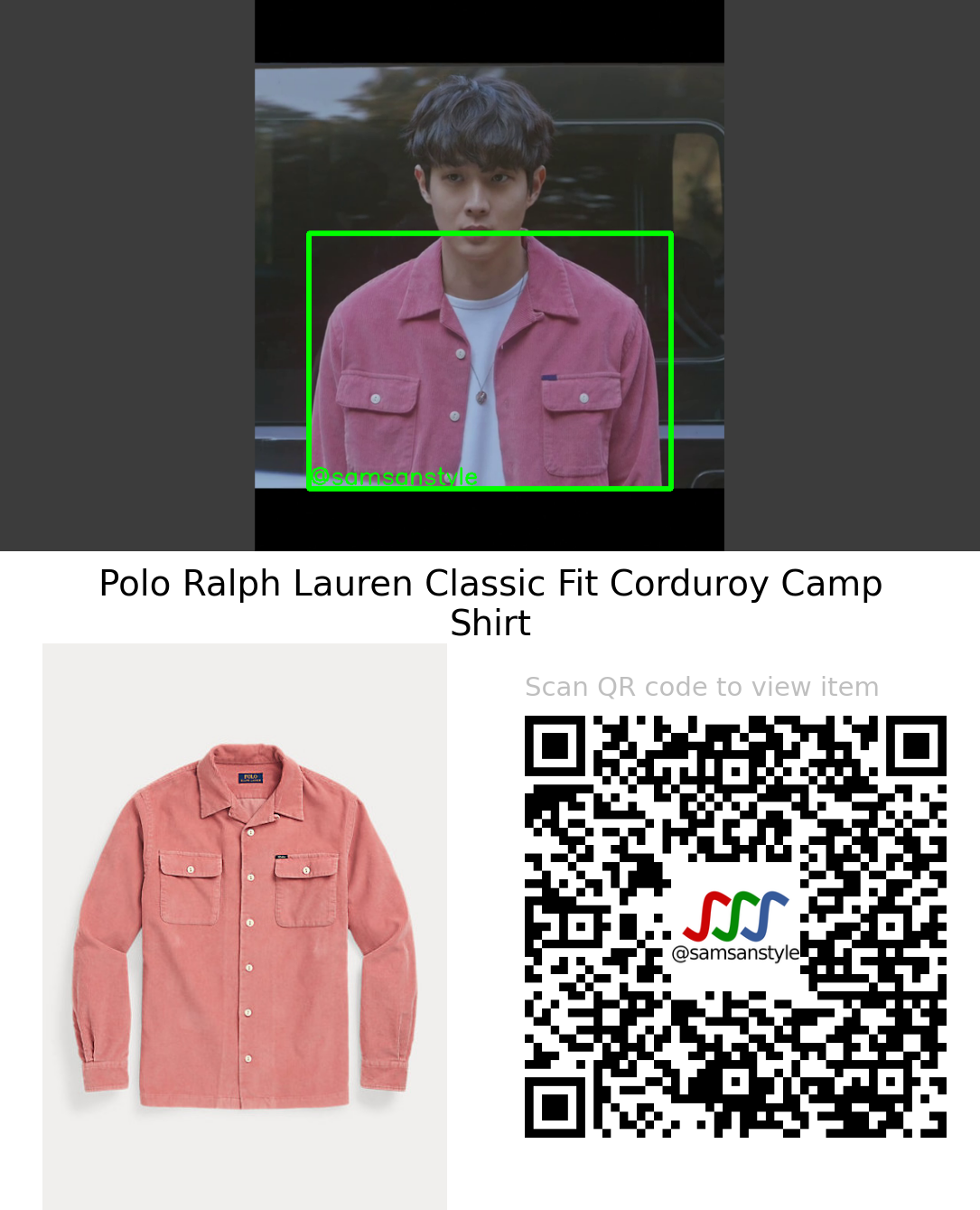 Choi Wooshik | Our Beloved Summer E07 | Polo Ralph Lauren Classic Fit Corduroy Camp Shirt