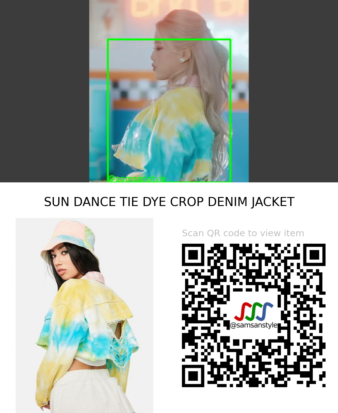 TRI.BE Jia | The Bha Bha Song (We Baby Bears Theme) MV | SUN DANCE TIE DYE CROP DENIM JACKET