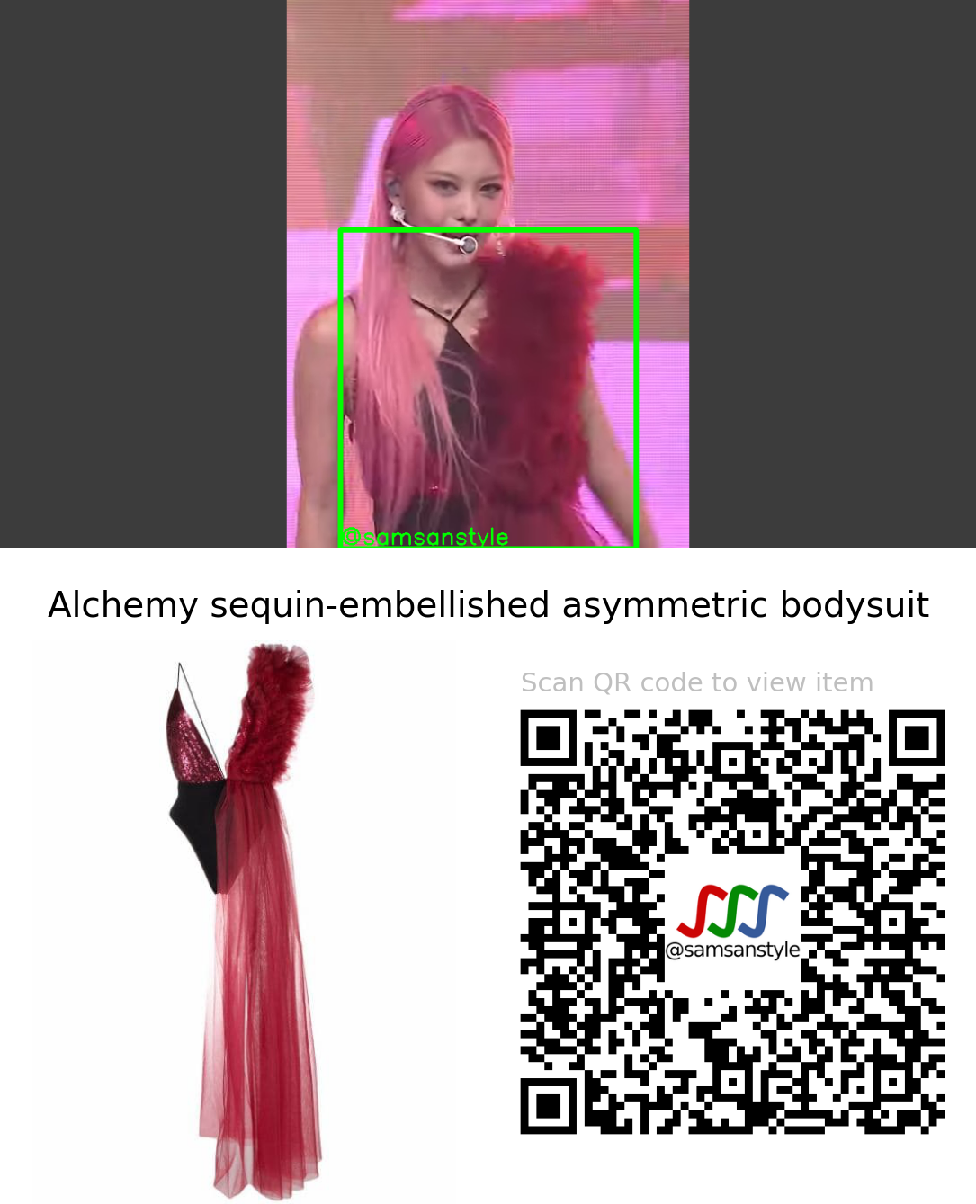 MOMOLAND Ahin | Yummy Yummy Love Arirang Simply K-Pop CON-TOUR | Alchemy sequin-embellished asymmetric bodysuit
