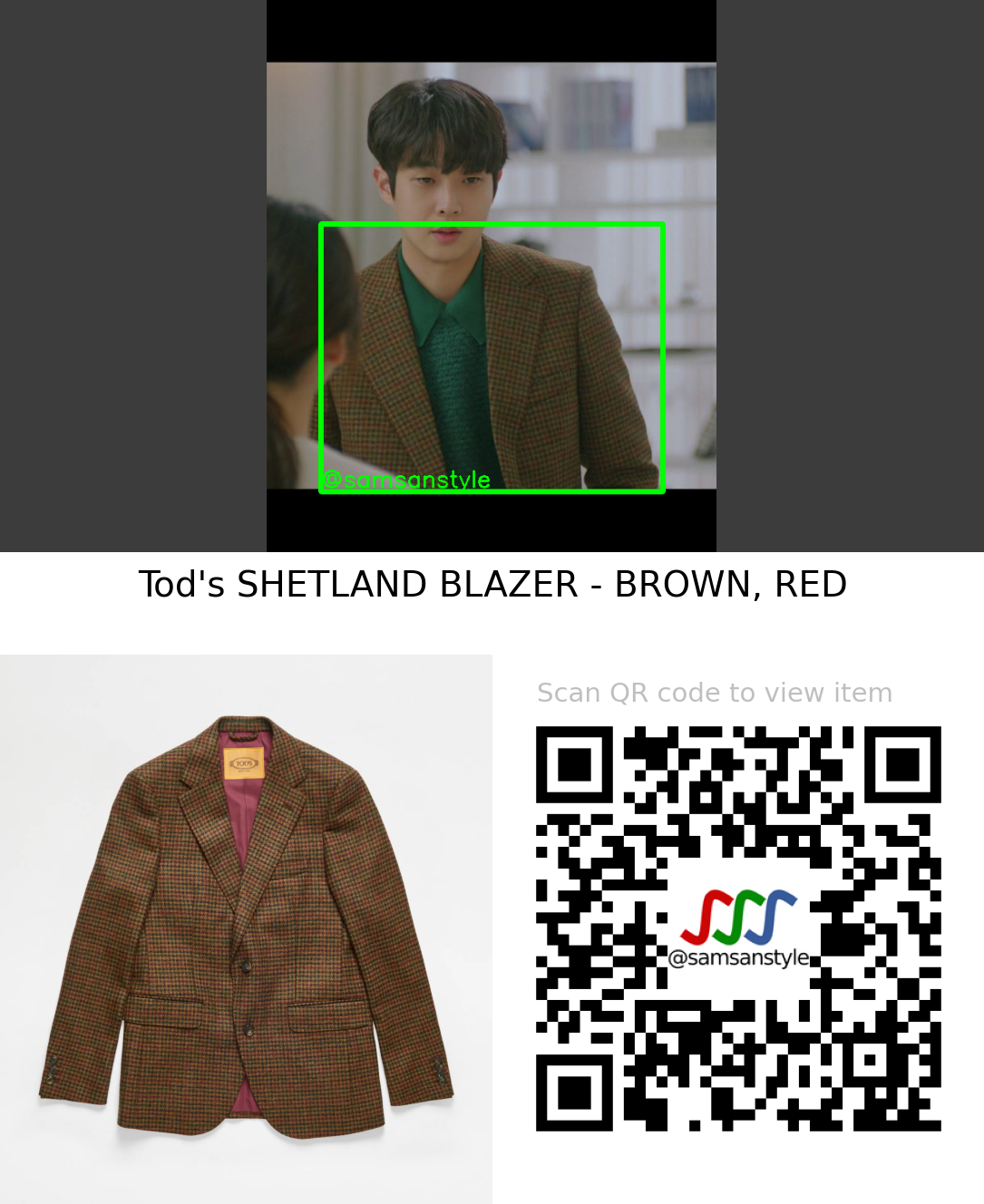 Choi Wooshik | Our Beloved Summer E11 | Tod’s SHETLAND BLAZER