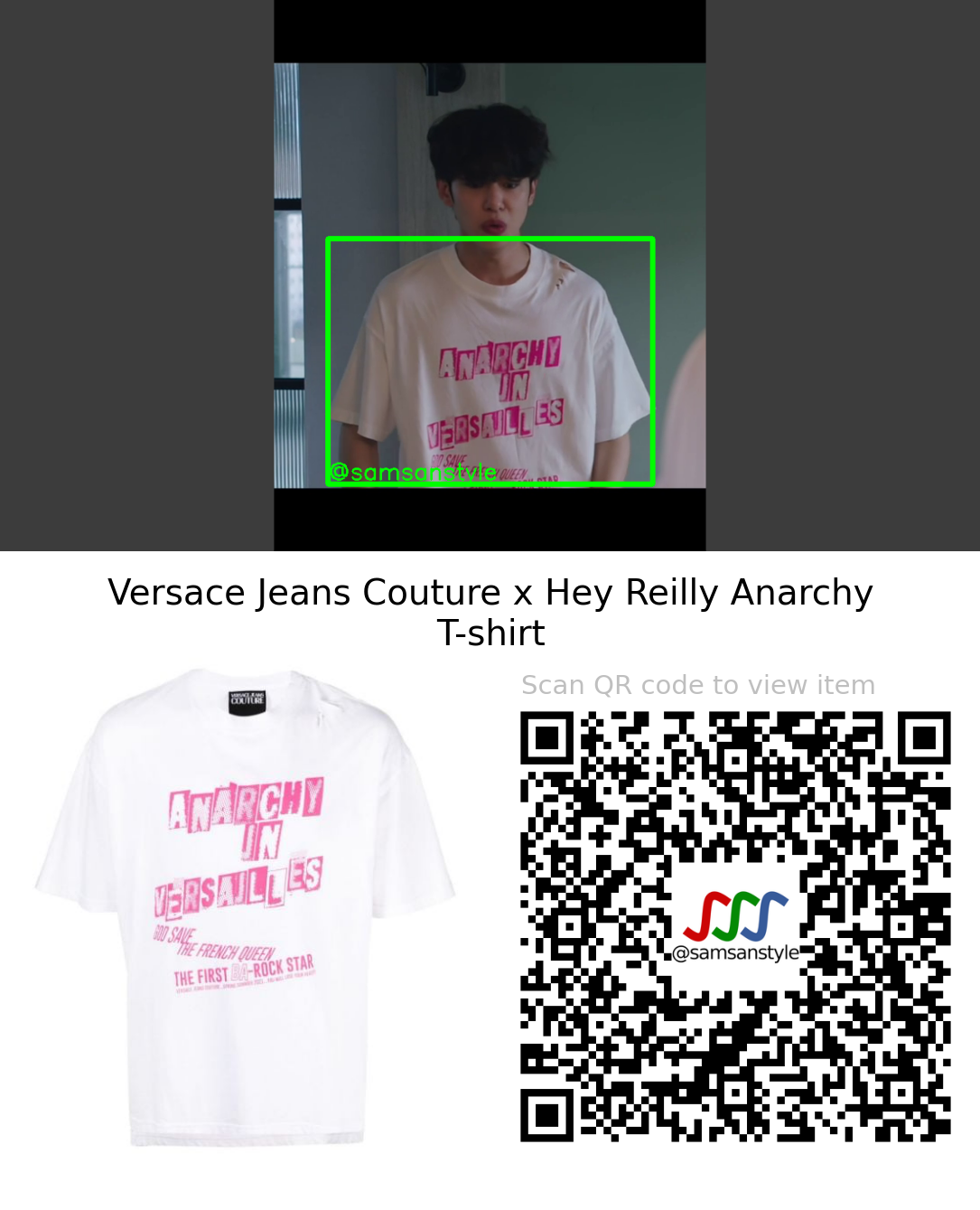Kim Donghyun | Let Me Be Your Knight E09 | Versace Jeans Couture x Hey Reilly Anarchy T-shirt