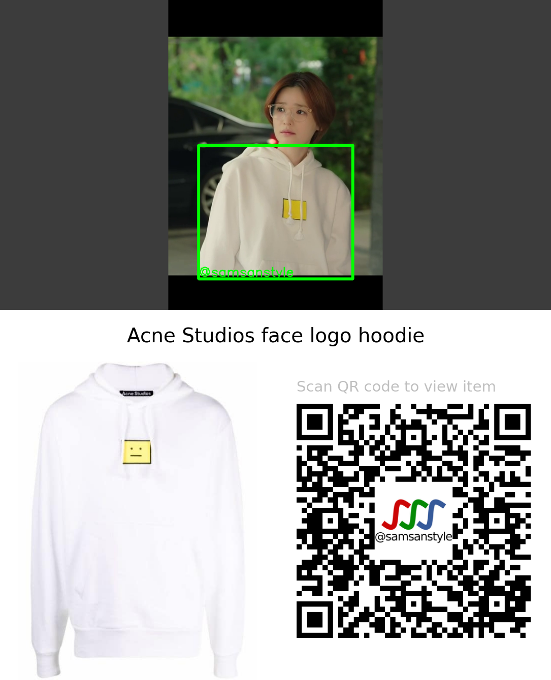 Jeon Mido | Thirty-Nine E02 | Acne Studios face logo hoodie