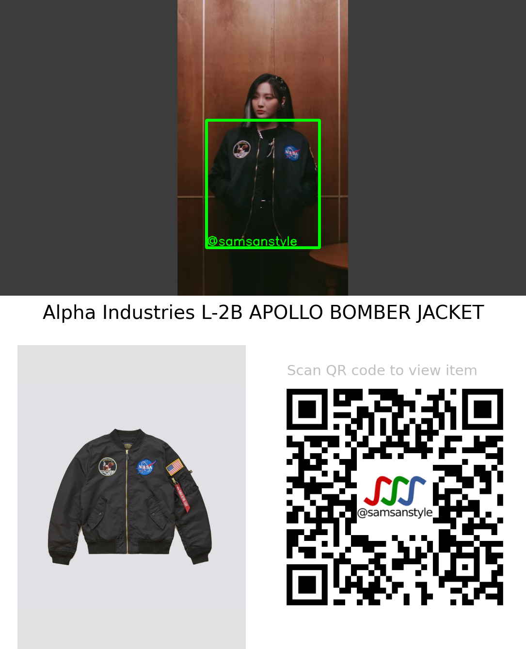 Billlie Moon Sua | GingaMingaYo (the strange world) MV | Alpha Industries L-2B APOLLO BOMBER JACKET