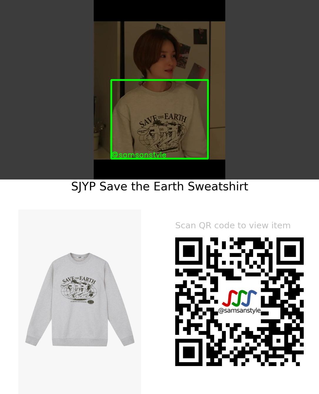 Jeon Mido | Thirty-Nine E04 | SJYP Save the Earth Sweatshirt