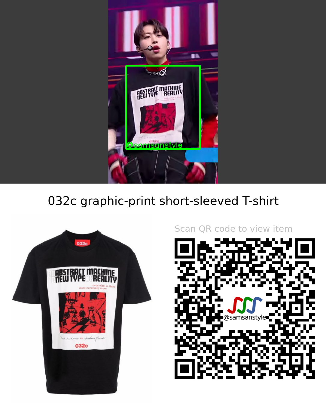 JWiiver Rihan | Jtrap Mnet M Countdown | 032c graphic-print short-sleeved T-shirt