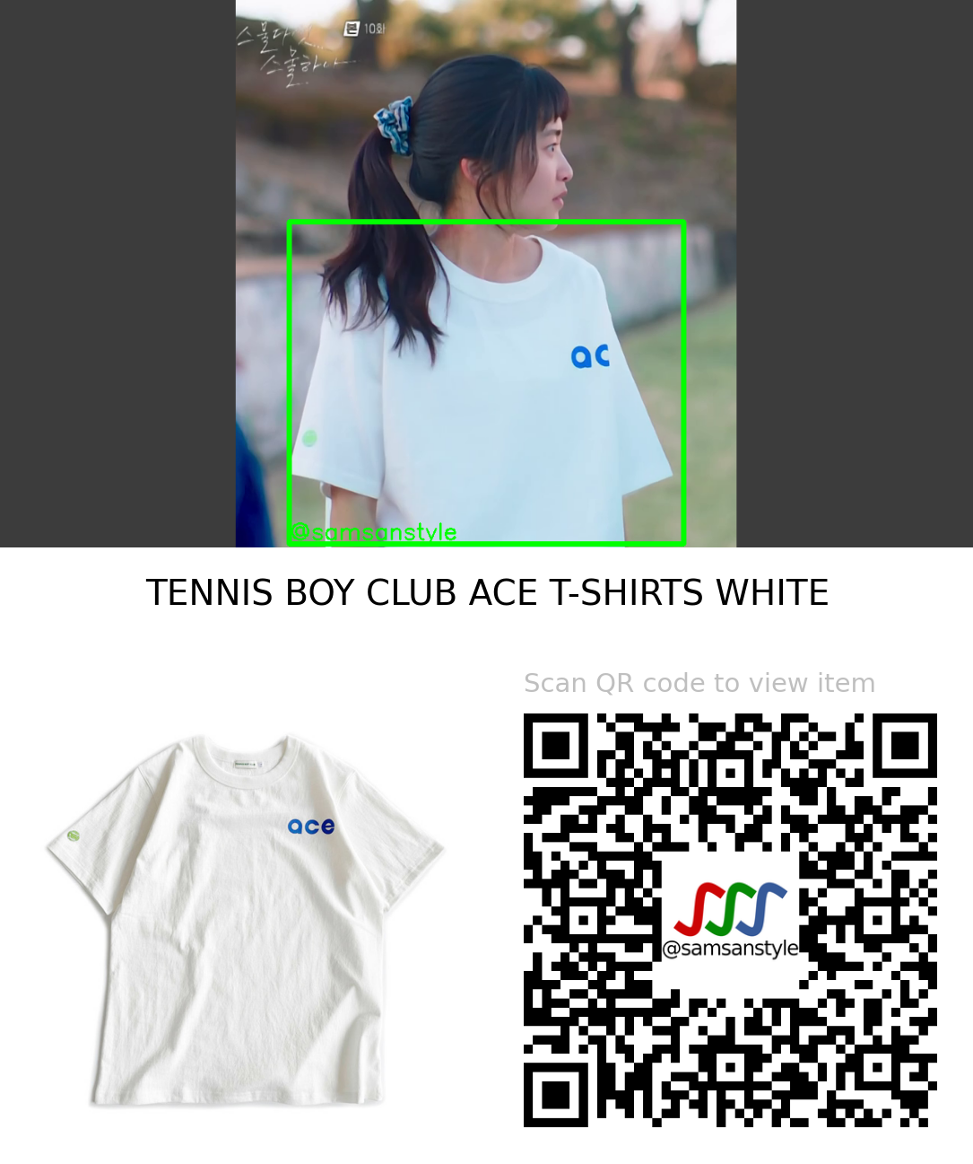 Kim Taeri | Twenty-Five Twenty-One E10 | TENNIS BOY CLUB ACE T-SHIRT