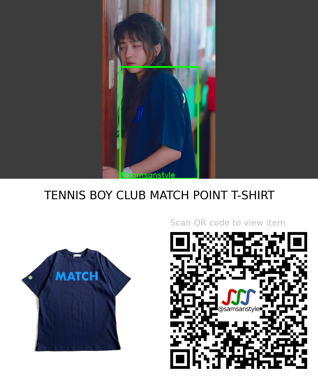 Kim Taeri | Twenty-Five Twenty-One E09 | TENNIS BOY CLUB MATCH POINT T-SHIRT