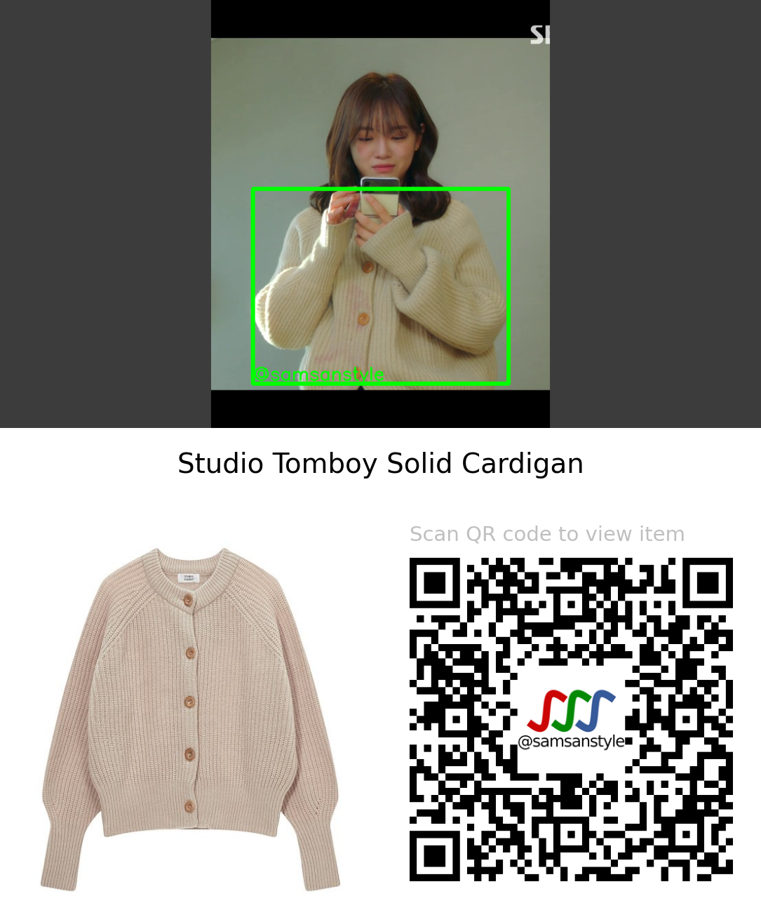 Kim Sejeong | Business Proposal E07 | Studio Tomboy Solid Cardigan