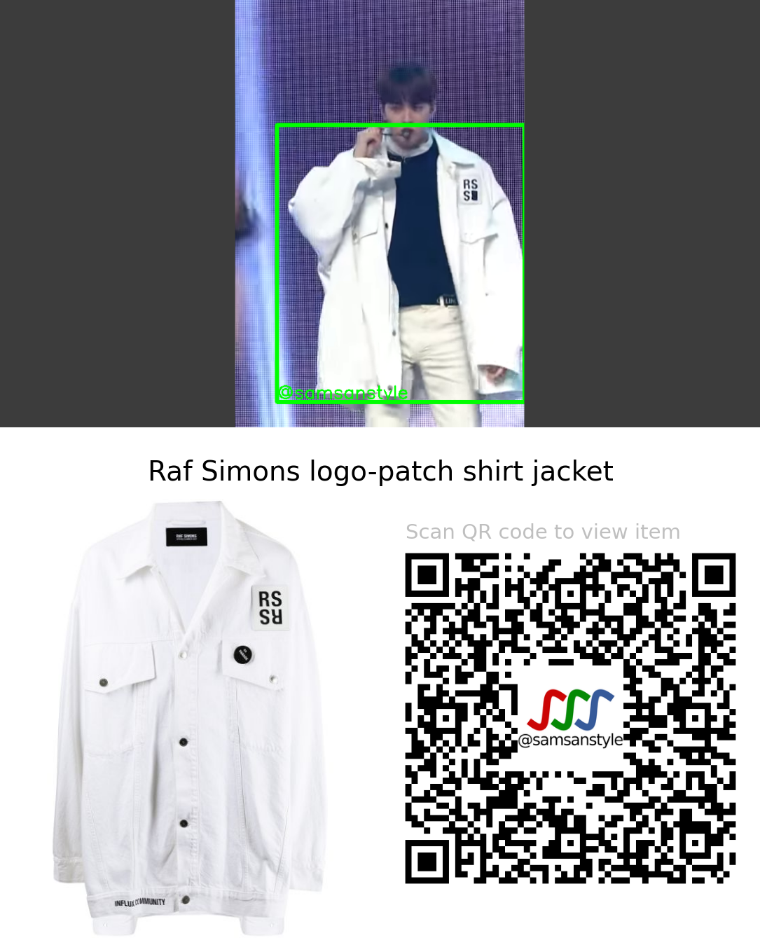TEMPEST Eunchan | Bad News MBC M Show Champion | Raf Simons logo-patch shirt jacket