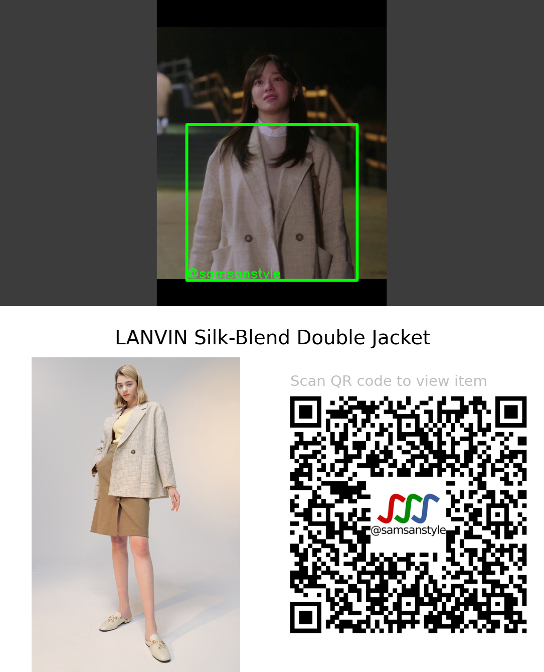 Kim Sejeong | Business Proposal E11 | LANVIN Silk-Blend Double Jacket