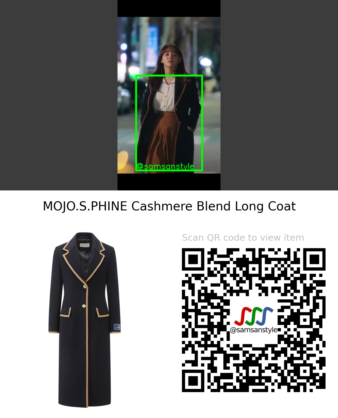Kim Sejeong | Business Proposal E12 | MOJO.S.PHINE Cashmere Blend Long Coat