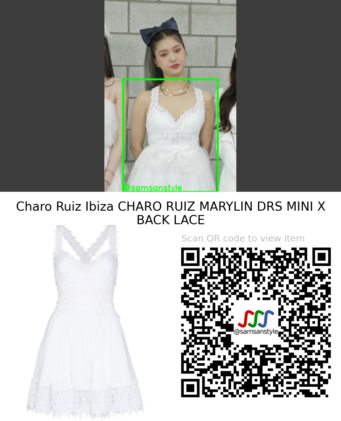 OH MY GIRL Mimi | SBS MTV The Show | Charo Ruiz Ibiza CHARO RUIZ MARYLIN DRS MINI X BACK LACE