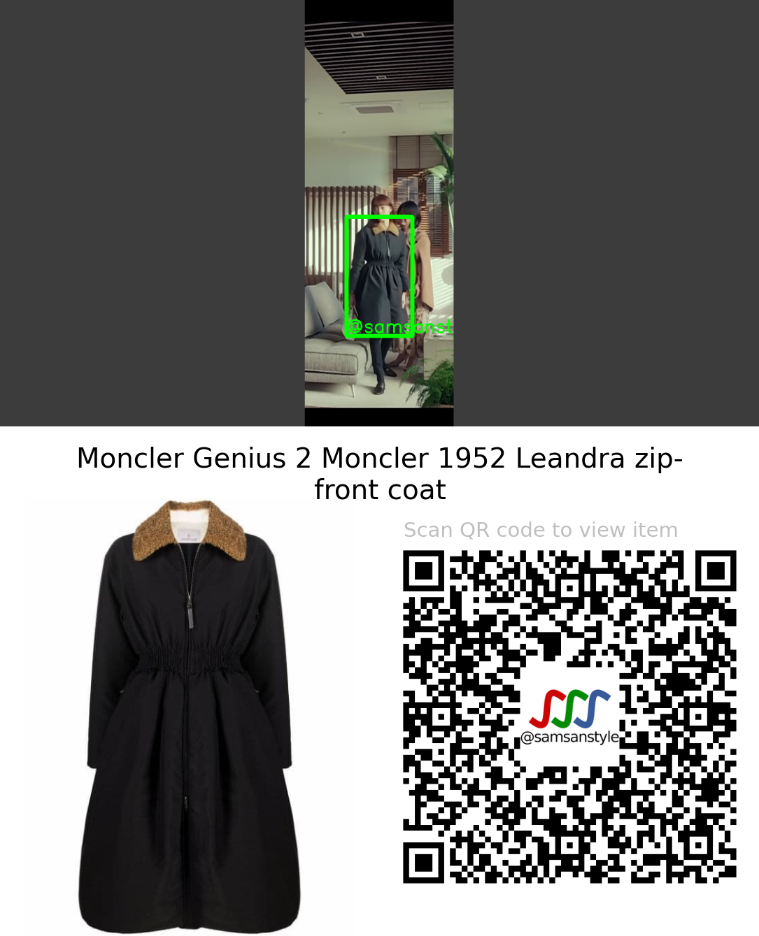 Lee Sungkyung | Shooting Stars E11 | Moncler Genius 2 Moncler 1952 Leandra zip-front coat