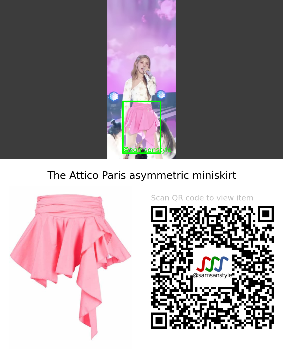 Miyeon | Drive MBC Show! Music Core | The Attico Paris asymmetric miniskirt