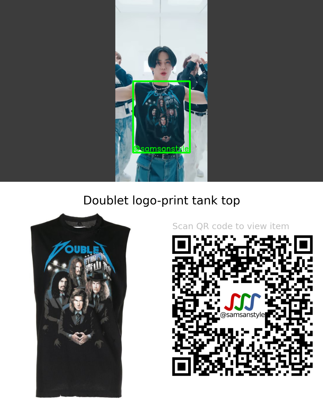 DRIPPIN Yunseong | ZERO MV | Doublet logo-print tank top