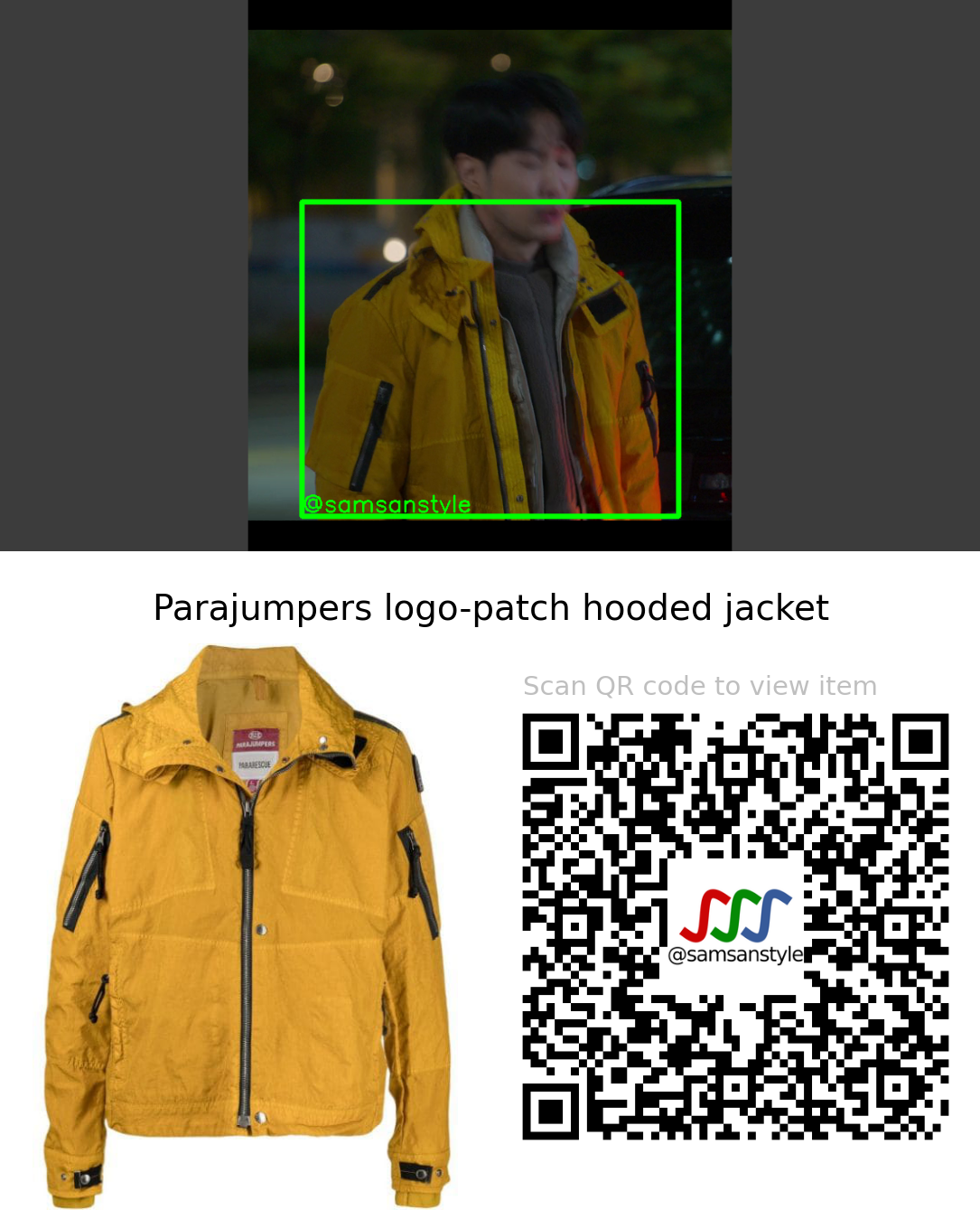 Kim Jisuk | Kiss Sixth Sense E05 | Parajumpers logo-patch hooded jacket
