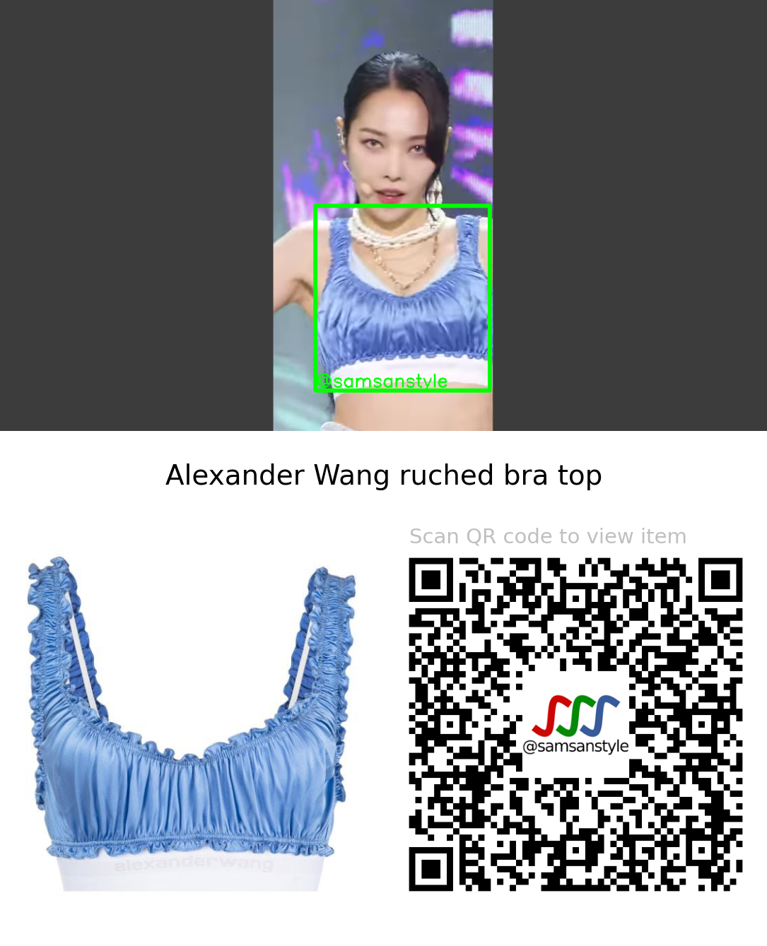 KARD Somin | Ring The Alarm SBS MTV The Show | Alexander Wang ruched bra top