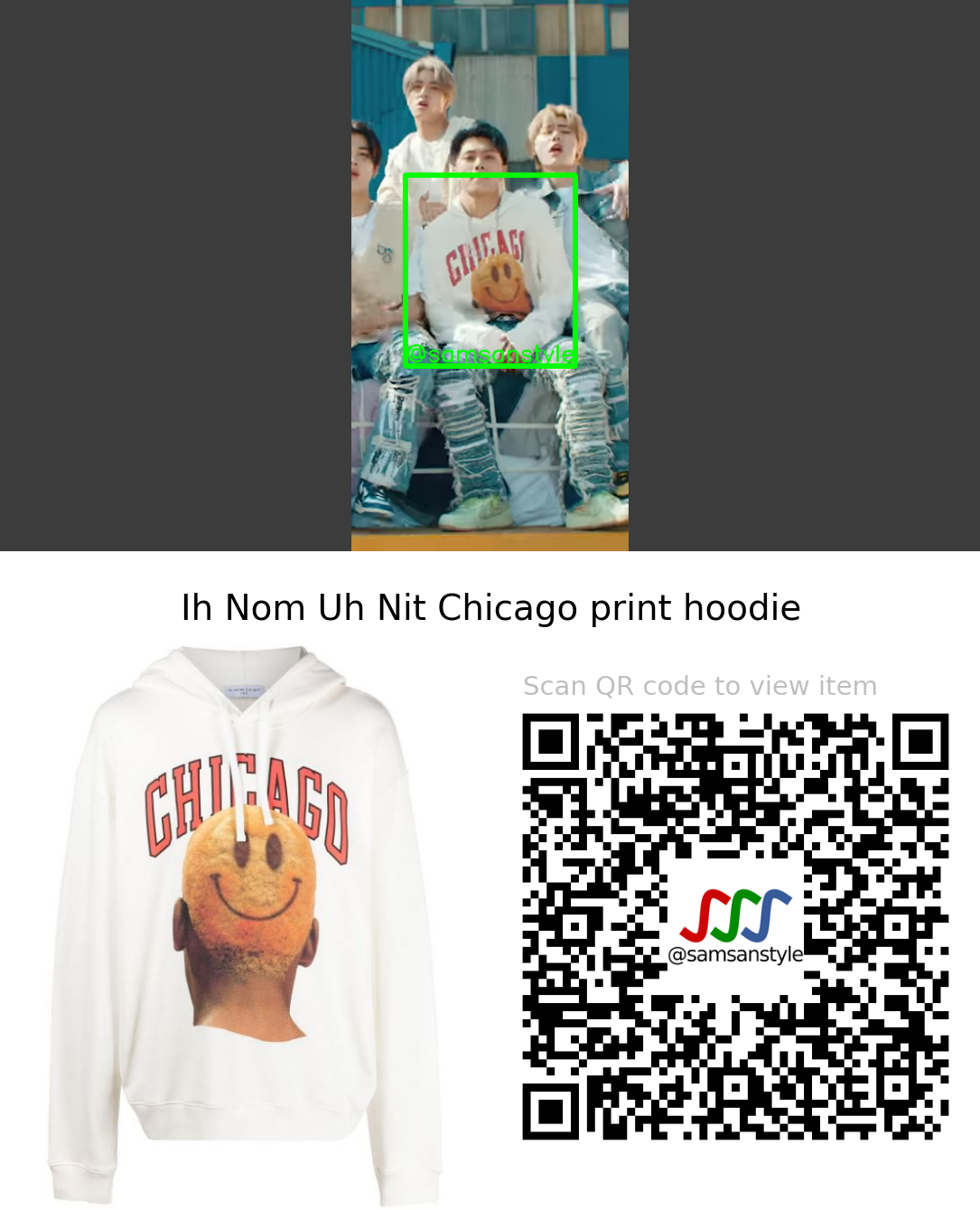 ENHYPEN Jay | ParadoXXX Invasion MV | Ih Nom Uh Nit Chicago print hoodie