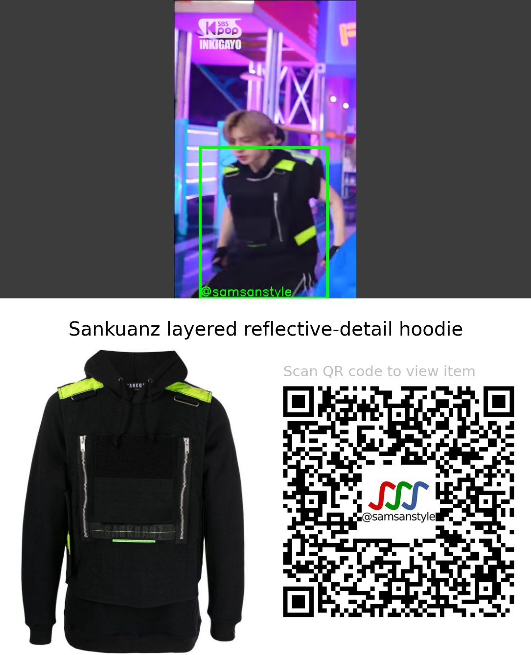 ENHYPEN Sunghoon | Future Perfect (Pass the MIC) | Sankuanz layered reflective-detail hoodie