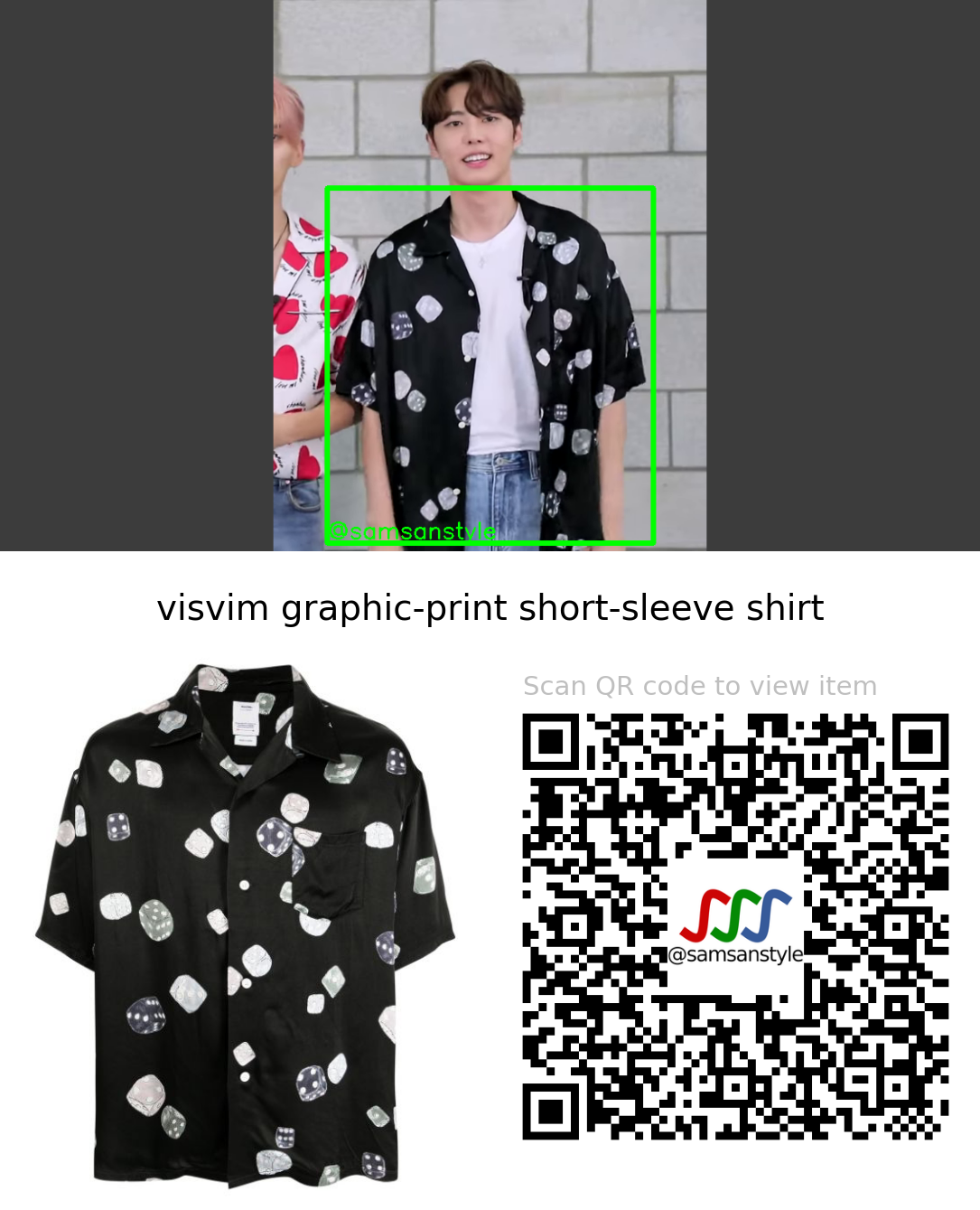 SF9 Jaeyoon | THE 미니웨이 SBS MTV The Show | visvim graphic-print short-sleeve shirt