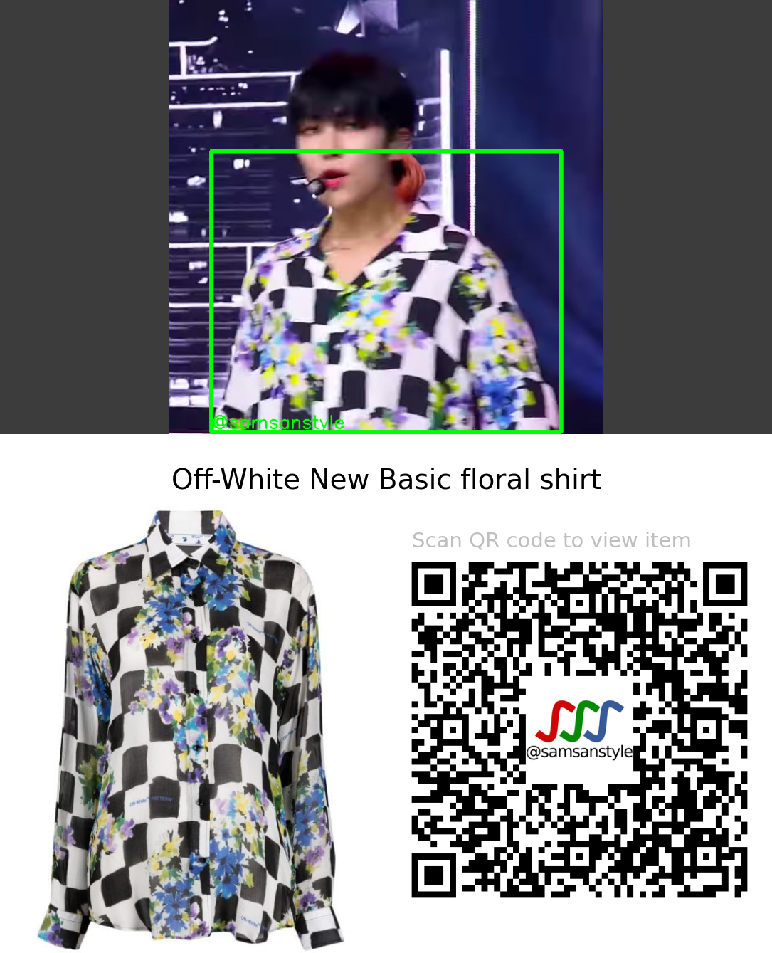 YOUNITE Eunsang | AVIATOR Mnet M Countdown | Off-White New Basic floral shirt
