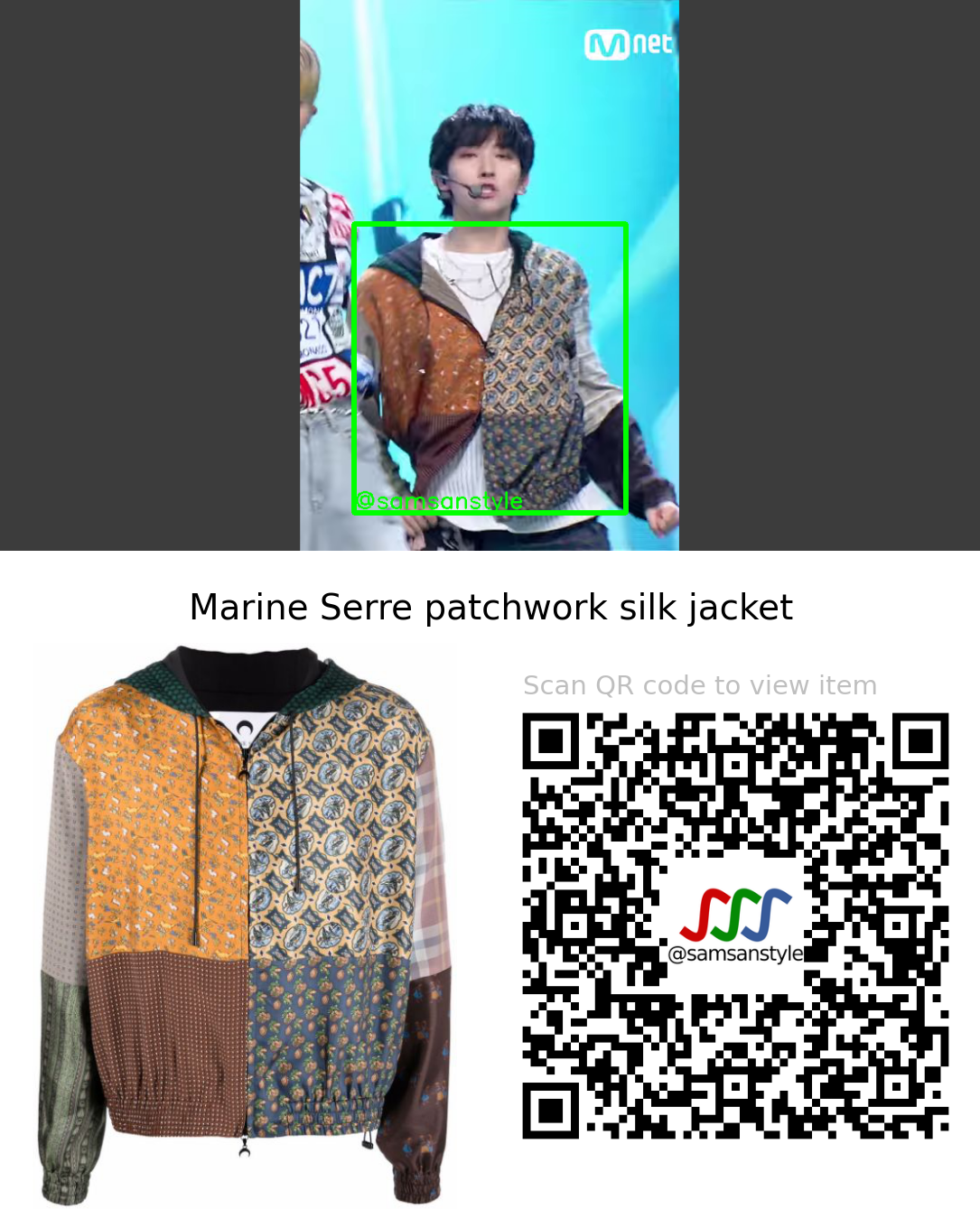 BLITZERS Sya | Hit The Bass Mnet M Countdown | Marine Serre patchwork silk jacket
