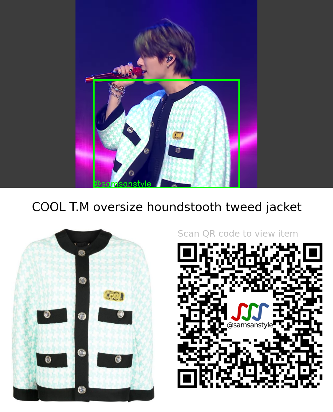 WOODZ | I hate you MBC M Show Champion | COOL T.M oversize houndstooth tweed jacket