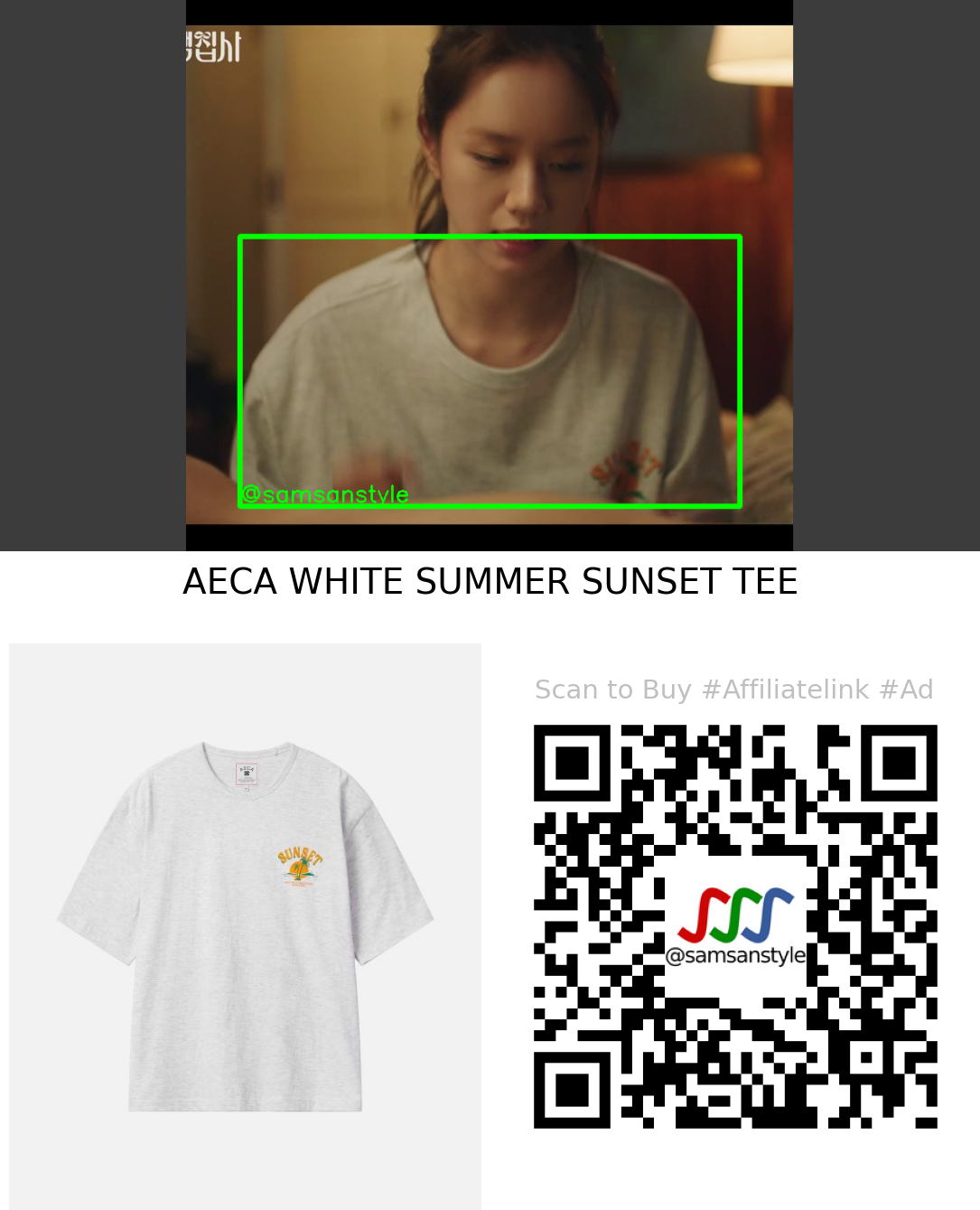 Hyeri | May I Help You E03 | AECA WHITE SUMMER SUNSET TEE