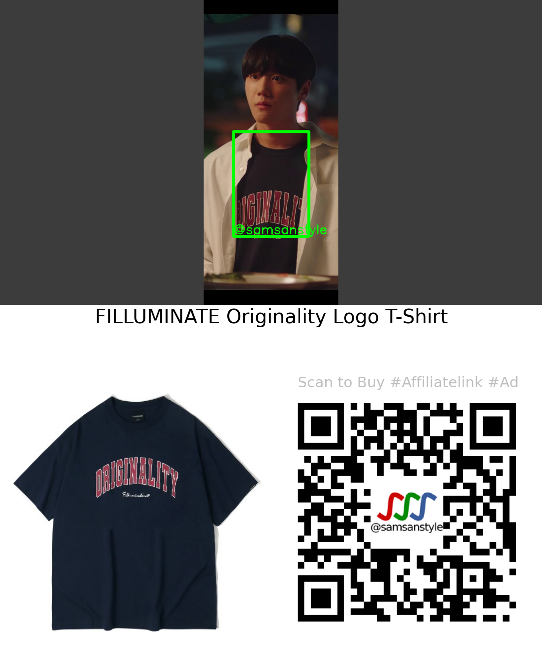 Lee Junyoung | May I Help You E01 | FILLUMINATE Originality Logo T-Shirt