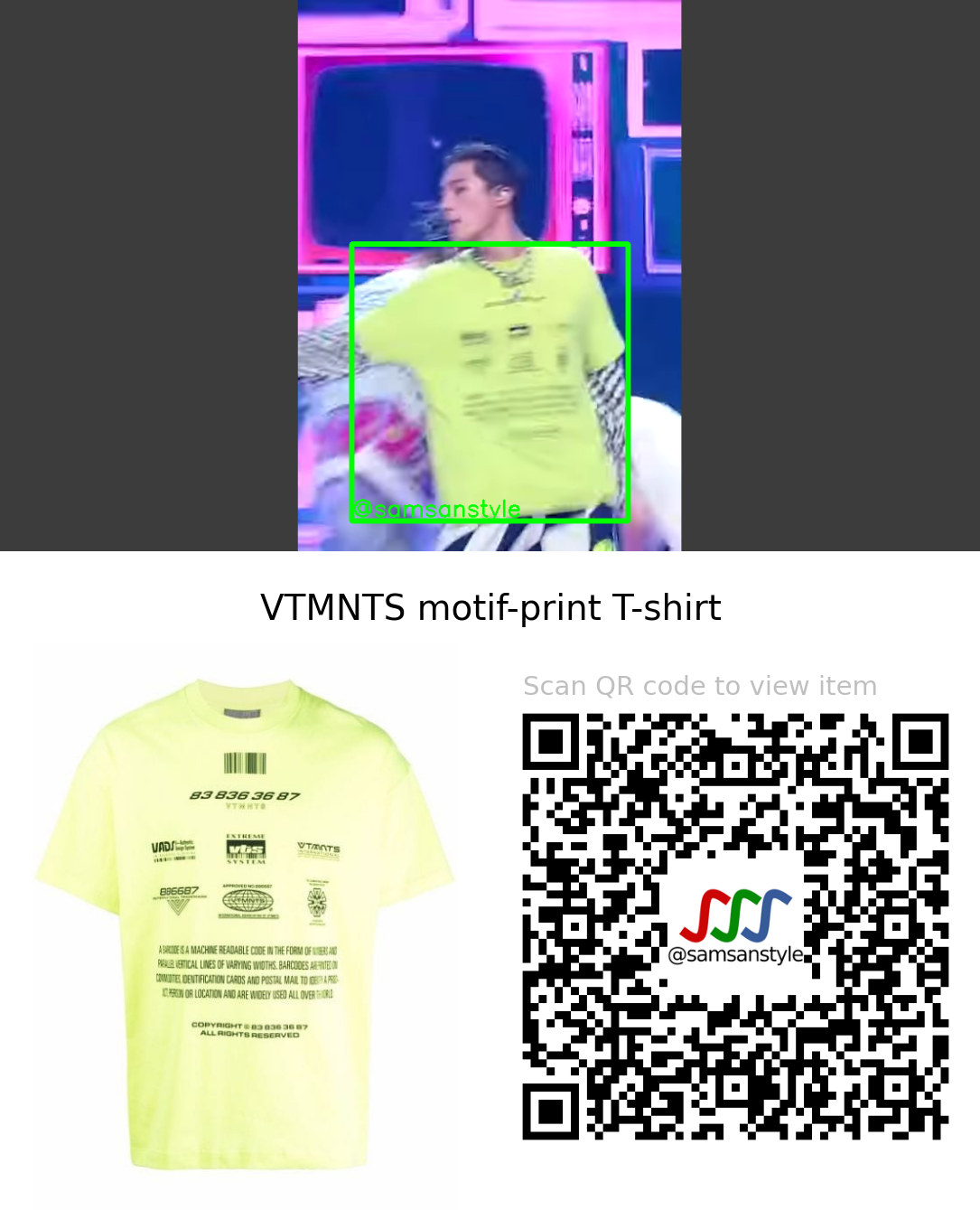 P1Harmony Keeho | Doom Du Doom Mnet M Countdown | VTMNTS motif-print T-shirt