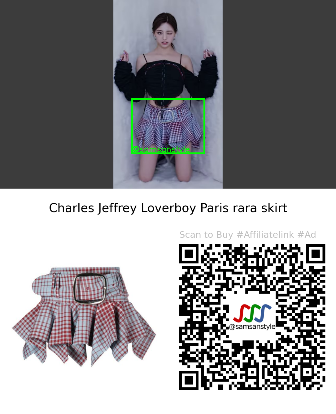 ITZY Yuna | “CHESHIRE” CONCEPT FILM #2 | Charles Jeffrey Loverboy Paris rara skirt