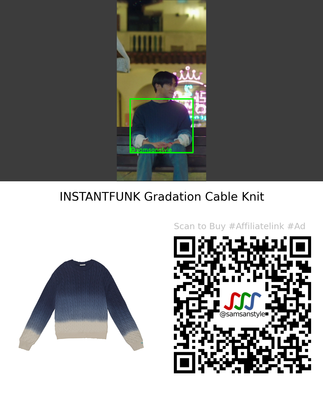 Choi Siwon | Love is for Suckers E11 | INSTANTFUNK Gradation Cable Knit