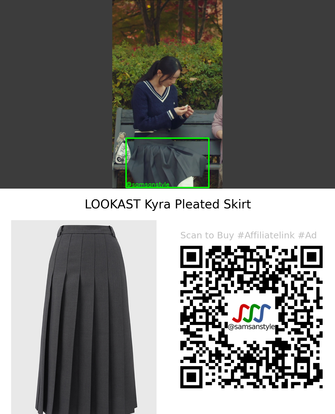 Lee Dahee | Love is for Suckers E15 | LOOKAST Kyra Pleated Skirt