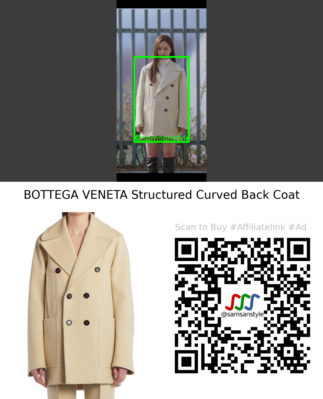 Hyeri | May I Help You E16 | BOTTEGA VENETA Structured Curved Back Coat