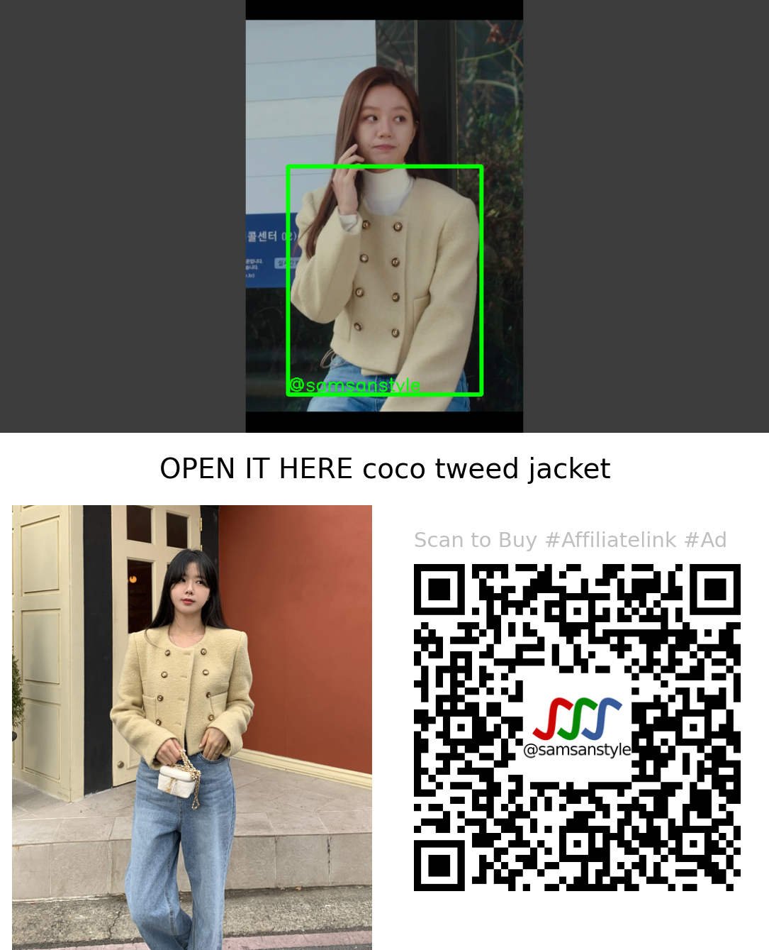 Hyeri | May I Help You E15 | OPEN IT HERE coco tweed jacket