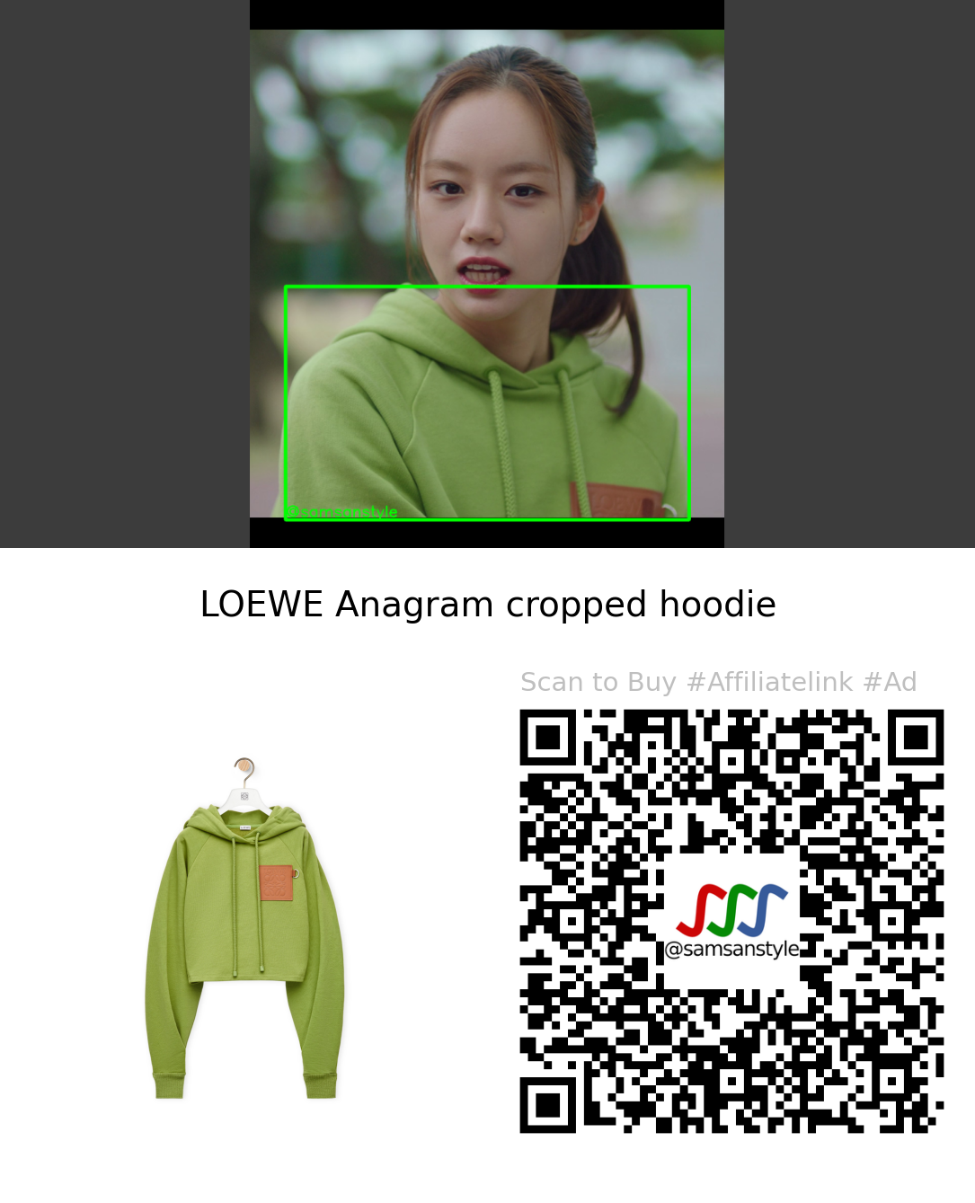 Hyeri | May I Help You E11 | LOEWE Anagram cropped hoodie