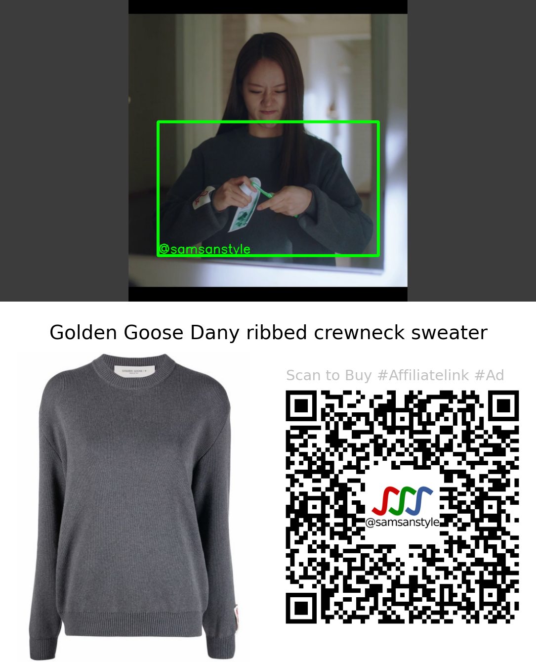 Hyeri | May I Help You E16 | Golden Goose Dany ribbed crewneck sweater