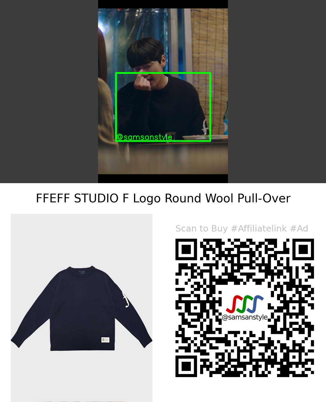 Lee Junyoung | May I Help You E13 | FFEFF STUDIO F Logo Round Wool Pull-Over