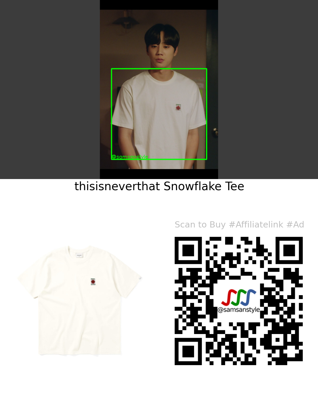 Lee Junyoung | May I Help You E10 | THISISNEVERTHAT Snowflake Tee