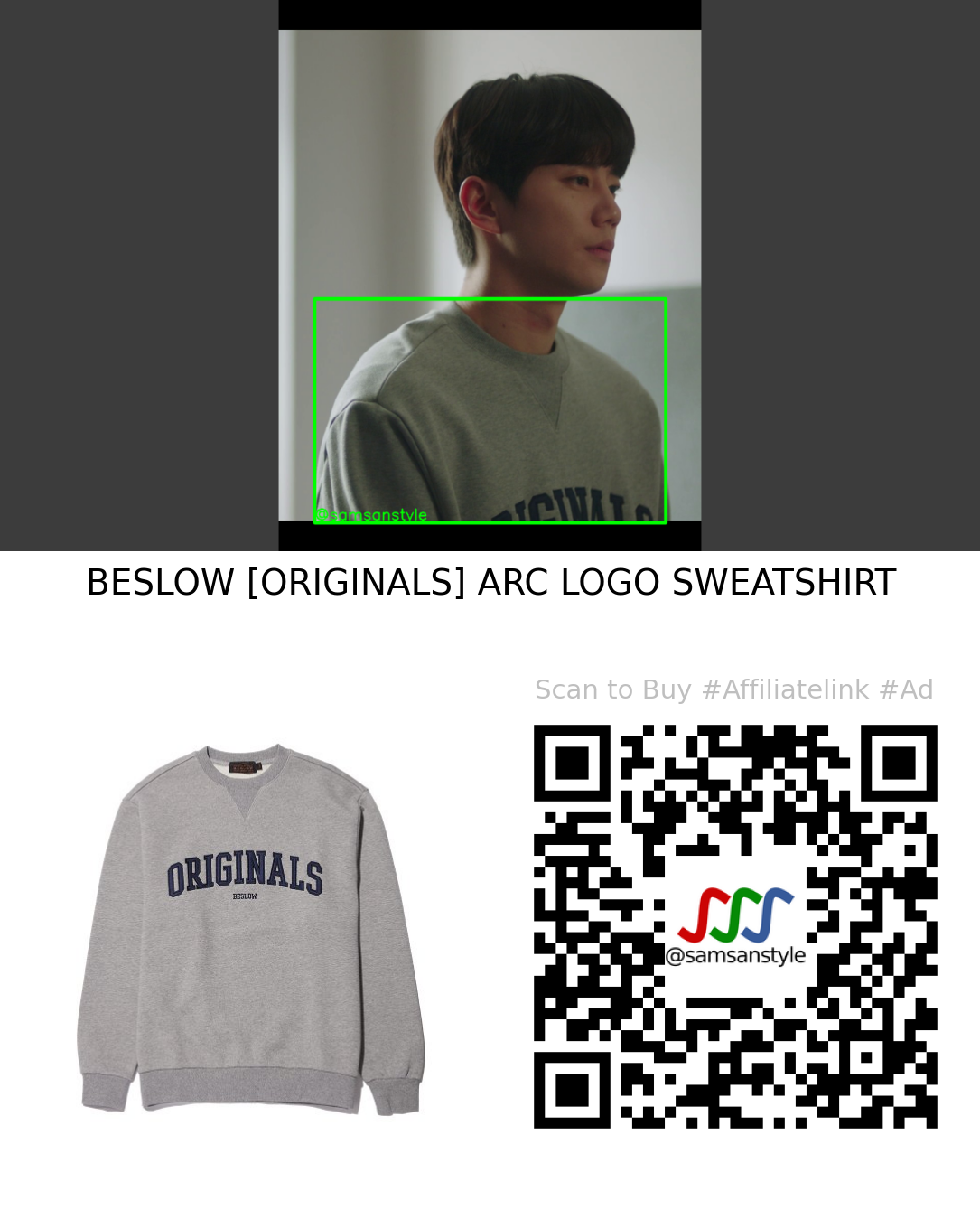 Lee Junyoung | May I Help You E11 | BESLOW [ORIGINALS] ARC LOGO SWEATSHIRT
