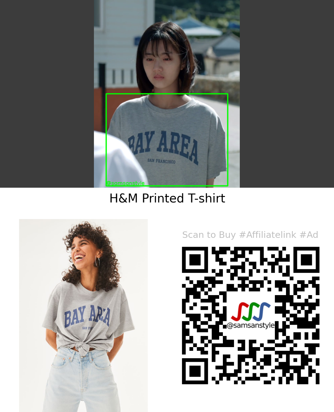 Shin Eunsoo | Summer Strike E10 | H&M Printed T-shirt