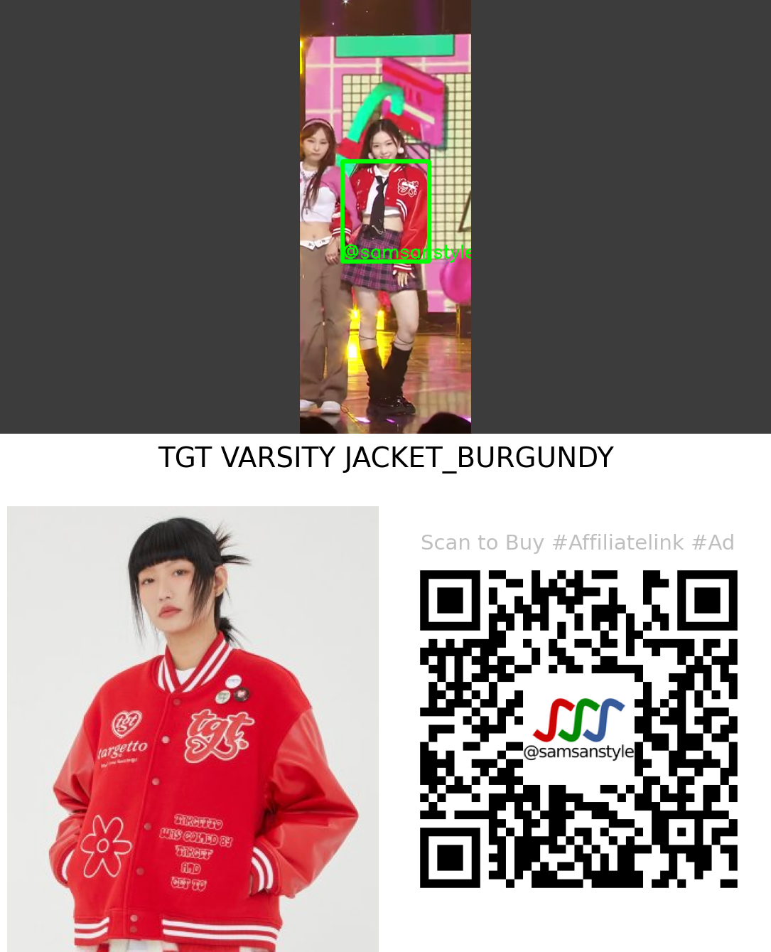 ICHILLIN’ Jackie | Draw SBS Inkigayo | TARGETTO TGT VARSITY JACKET