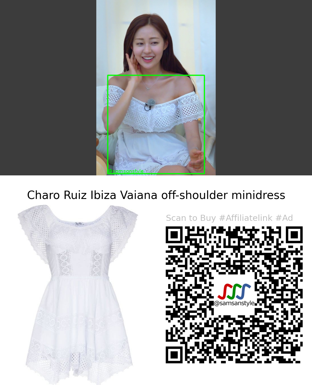 Shin Seulki | Single’s Inferno Season S02E04 | Charo Ruiz Ibiza Vaiana off-shoulder minidress